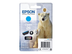 Epson 26 - 4.5 ml - Cyan - Original - Blister mit RF- /...