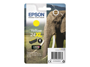 Epson 24XL - 8.7 ml - XL - Gelb - Original - Blister mit...