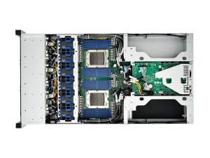 MiTAC B8261T85E24HR-2T - Server - Rack-Montage - 2U - zweiweg - keine CPU - NVMe - Hot-Swap 6.4 cm (2.5")