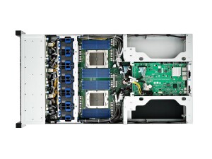 MiTAC B8261T85E24HR-2T - Server - Rack-Montage - 2U - zweiweg - keine CPU - NVMe - Hot-Swap 6.4 cm (2.5")