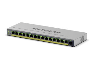 Netgear Easy Smart GS116EP - Switch - L3 - Smart - 1 x...