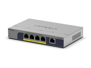 Netgear GS105P - Switch - unmanaged - 1 x 10/100/1000 + 4...