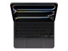 Apple Magic Keyboard - Tastatur und Foliohülle - mit Trackpad - hinterleuchtet - Apple Smart connector - QWERTY - Dänisch - Schwarz - für 11-inch iPad Pro (M4)