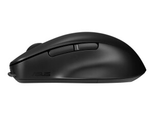ASUS SmartO MD200 - Maus - optisch - 6 Tasten - kabellos - 2.4 GHz, Bluetooth 5.0 - kabelloser Empfänger (USB)