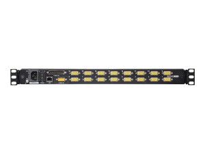 ATEN Slideaway CL5716IN - KVM-Konsole mit KVM-Switch - 16 Anschlüsse - PS/2, USB - 48.3 cm (19")