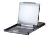 ATEN Slideaway CL5716IN - KVM-Konsole mit KVM-Switch - 16 Anschlüsse - PS/2, USB - 48.3 cm (19")
