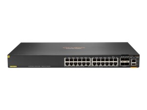 HPE Aruba Networking CX 6200F 24G Class 4 PoE 4SFP 370W...