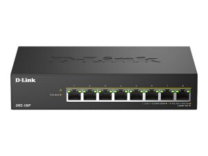 D-Link DMS 108P - Switch - unmanaged - 8 x...