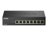 D-Link DMS 108P - Switch - unmanaged - 8 x 10/100/1000/2.5G - Desktop - PoE+ (230 W)