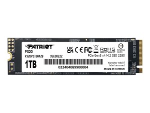 PATRIOT P320 - SSD - 1 TB - intern - M.2 2280 - PCIe 3.0...