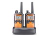 Albrecht Midland XT70 PRO - Hobby & Work - tragbar - Zwei-Wege Funkgerät - PMR/LPD - 446.00625 - 446.19375 MHz - 101 Kanäle - orange (Packung mit 2)