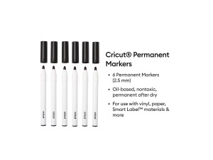 Cricut Marker - permanent - für Vinyl - Schwarz -...