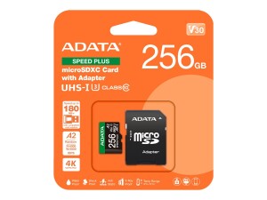 ADATA SPEED PLUS - Flash-Speicherkarte (SD-Adapter...