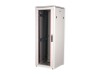 ROLINE Pro - Schrank Netzwerkschrank - mit Glastür, 600 x 600 mm (B x T)