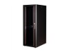 ROLINE Basic - Schrank Netzwerkschrank - Glas Tür, 600x800 BxT - RAL 9005, Jet Black - 32U - 48.3 cm (19")