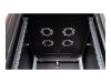 ROLINE Basic - Schrank Netzwerkschrank - Glas Tür, 600x800 BxT - RAL 9005, Jet Black - 32U - 48.3 cm (19")