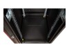 ROLINE Basic - Schrank Netzwerkschrank - Glas Tür, 600x800 BxT - RAL 9005, Jet Black - 32U - 48.3 cm (19")