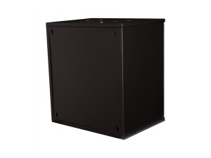 ROLINE Basic - Gehäuse - Set, 540x400 BxT - geeignet für Wandmontage - RAL 9005, Jet Black - 12U - 48.3 cm (19")