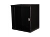 ROLINE Basic - Gehäuse - Set, 540x400 BxT - geeignet für Wandmontage - RAL 9005, Jet Black - 12U - 48.3 cm (19")