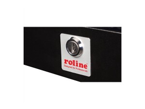 ROLINE Basic - Gehäuse - kurz - geeignet für Wandmontage - RAL 9005, Jet Black - 5U - 48.3 cm (19")