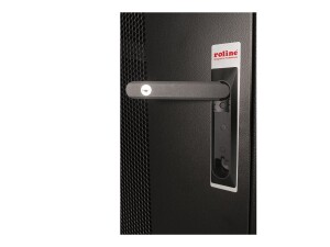 ROLINE Basic - Schrank Netzwerkschrank - perforierte Tür, 800x1000 BxT - RAL 9005, Jet Black - 42HE - 48.3 cm (19")