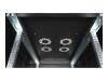 ROLINE Basic - Schrank Netzwerkschrank - perforierte Tür, 800x1000 BxT - RAL 9005, Jet Black - 42HE - 48.3 cm (19")