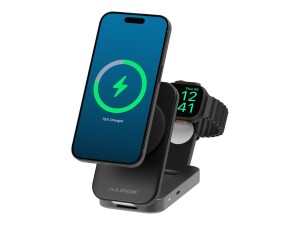 Alogic Flip - Kabelloses Ladegerät - 2-in-1, Qi2