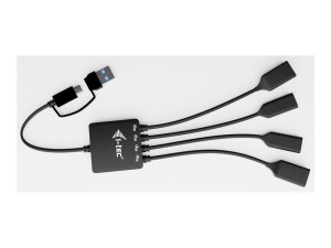 i-tec Hub - USB-C/USB-A Kabel - 2 x USB-C 3.2 Gen 1 + 2 x...