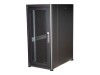 Equip Basic Flex Line - Schrank Netzwerkschrank - 600x1000 mm, with perforated steel front door, removable and lockable panels, assembled - freistehend - Schwarz, RAL 9005 - 26U - 48.3 cm (19")
