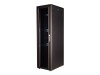 Equip Dynamic Flex Line - Schrank Netzwerkschrank - 600x800 mm, mit Glastür, abnehmbare und abschließbare Paneele, montiert - freistehend - Schwarz, RAL 9005 - 42HE - 48.3 cm (19")