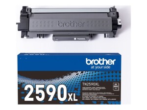 Brother TN2590XL - Schwarz - original - Box - Tonerpatrone