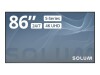 SOLUM S86A - 218 cm (86") Diagonalklasse S Series LCD-Display mit LED-Hintergrundbeleuchtung - Digital Signage - Android - 4K UHD (2160p)