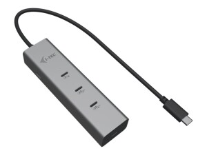 i-tec Hub - metal, 8K video, 85W - 1 x USB-C 3.2 Gen 1 +...