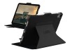 Urban Armor Gear UAG Rugged Case for iPad 10.9 (10th Gen, 2022) - Scout Folio Black - Bildschirmschutz für Tablet - Thermoplastisches Polyurethan (TPU)
