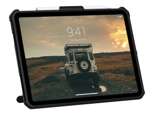 Urban Armor Gear UAG Rugged Case for iPad 10.9 (10th Gen, 2022) - Scout w HS & KS Black - Hintere Abdeckung für Tablet - Thermoplastisches Polyurethan (TPU)