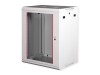 ROLINE Basic Plus - Gehäuse Netzwerkschrank - 600x450 BxT - geeignet für Wandmontage - RAL 7035, Hellgrau - 15U - 48.3 cm (19")