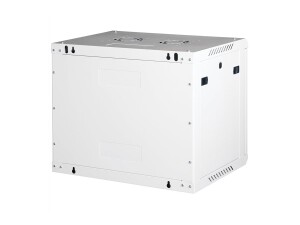 ROLINE Basic Plus - Gehäuse Netzwerkschrank - 600x450 BxT - geeignet für Wandmontage - RAL 7035, Hellgrau - 9U - 48.3 cm (19")