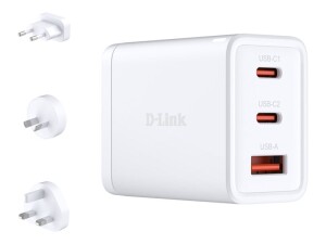 D-Link DCP-651 - Netzteil - GaN - 65 Watt - 5 A - PD 3.0,...