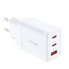 D-Link DCP-651 - Netzteil - GaN - 65 Watt - 5 A - PD 3.0, QC 4.0 - 3 Ausgabeanschlussstellen (2 x USB-C, USB Typ A)