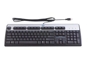 HPE Standard - Tastatur - USB - Spanisch - Silber