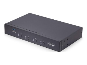 StarTech.com 4-Port KM Switch with Mouse Roaming, USB...
