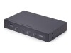 StarTech.com 4-Port KM Switch with Mouse Roaming, USB Switch for Keyboard/Mouse, 3.5mm and USB Audio, Peripheral Sharing for 4 Computers, USB 3.0 Switcher, TAA Compliant - Hotkey/Pushbutton Switching (P4A20132-KM-SWITCH)