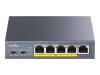 CUDY GS1005P - 2.0 - Switch - 5 x 10/100/1000 (4 PoE)