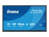 Iiyama ProLite TE7512MIS-B4AG - 190 cm (75") Diagonalklasse (189.3 cm (74.52")
