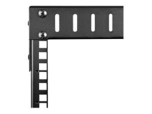 StarTech.com 8HE 19 Zoll Wand Netzwerk Rack - 2 Pfosten, offener Rahmen mit einstellbare Tiefe(30-50cm) Rack für AV/Daten/IT/Studio Geräete - inkl.Käfigmuttern und Schrauben (RK812WALLOA)