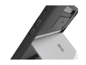 Kensington BlackBelt EQ - Hintere Abdeckung für Tablet - widerstandsfähig - Polycarbonat, ABS-Kunststoff, thermoplastischer Elastomer (TPE)