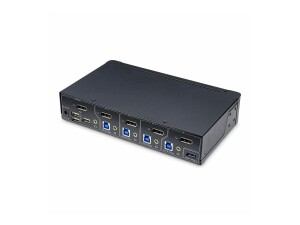 StarTech.com 4-Port DisplayPort KVM Switch, 4K 60Hz, TAA...