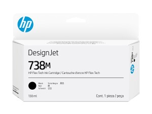 HP 738M - 130 ml - Schwarz - original - DesignJet