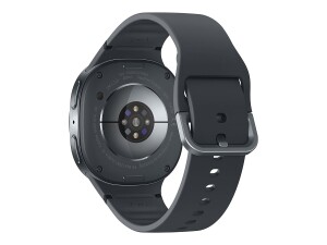 Samsung Galaxy Watch8 - 40 mm - Carbon-Schwarz - intelligente Uhr mit Sportband - Gummi - Graphit - Bandgröße: S/M - Anzeige 3.4 cm (1.34")