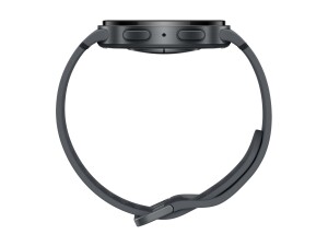 Samsung Galaxy Watch8 - 44 mm - Carbon-Schwarz - intelligente Uhr mit Sportband - Gummi - Graphit - Bandgröße: M/L - Anzeige 3.7 cm (1.47")
